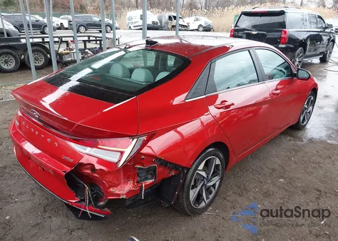 2021 Hyundai Elantra Limited из США, поврежденный, VIN KMHLP4AGXMU098136